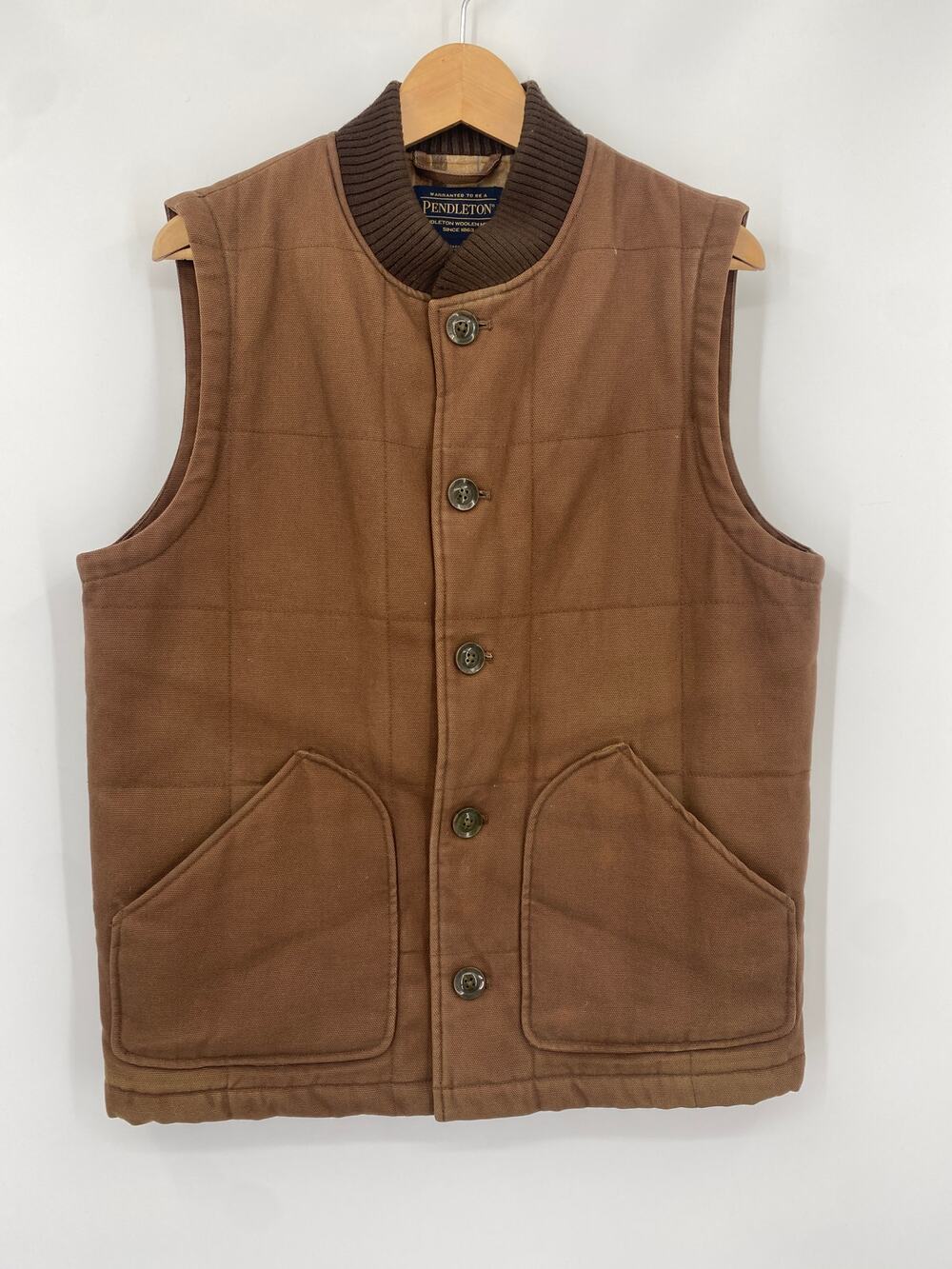 Pendleton Canvas Journey Vest brown Small